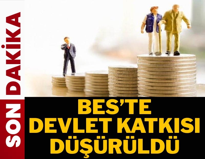 BES'te devlet katkısı düşürüldü