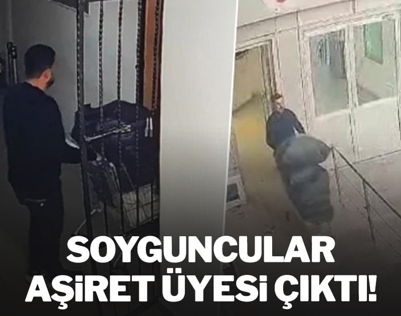 Soyguncular aşiret üyesi çıktı