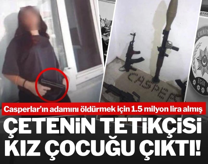 Çetenin tetikçisi kız çocuğu çıktı