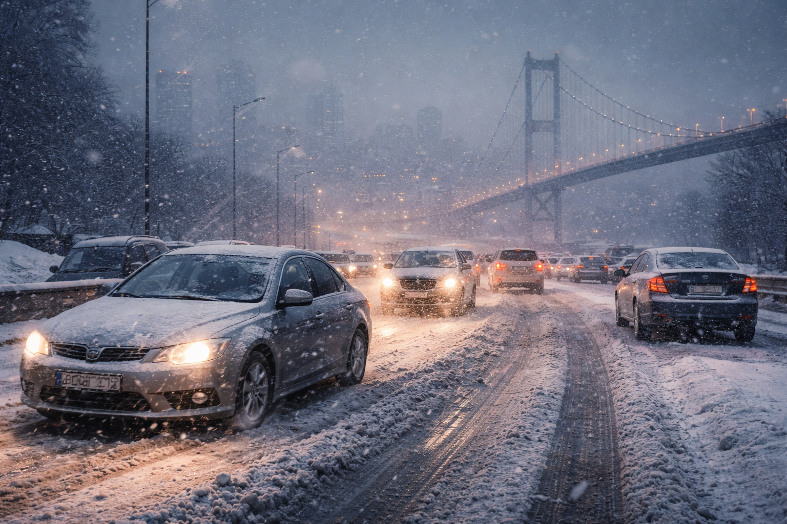 İstanbul’a kar geliyor: Pazartesi günü bu hatayı yapan yolda kalabilir