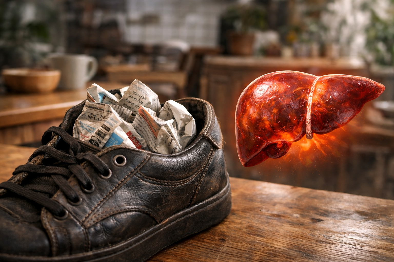 Hemen ayakkabınızın içine gazete koyun: Karaciğeri bile etkiliyor