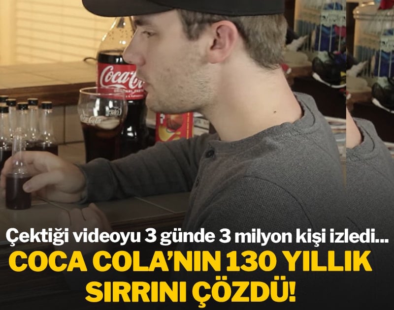 Coca Cola'nın 130 yıldır sır gibi saklanan tarifini çözdü