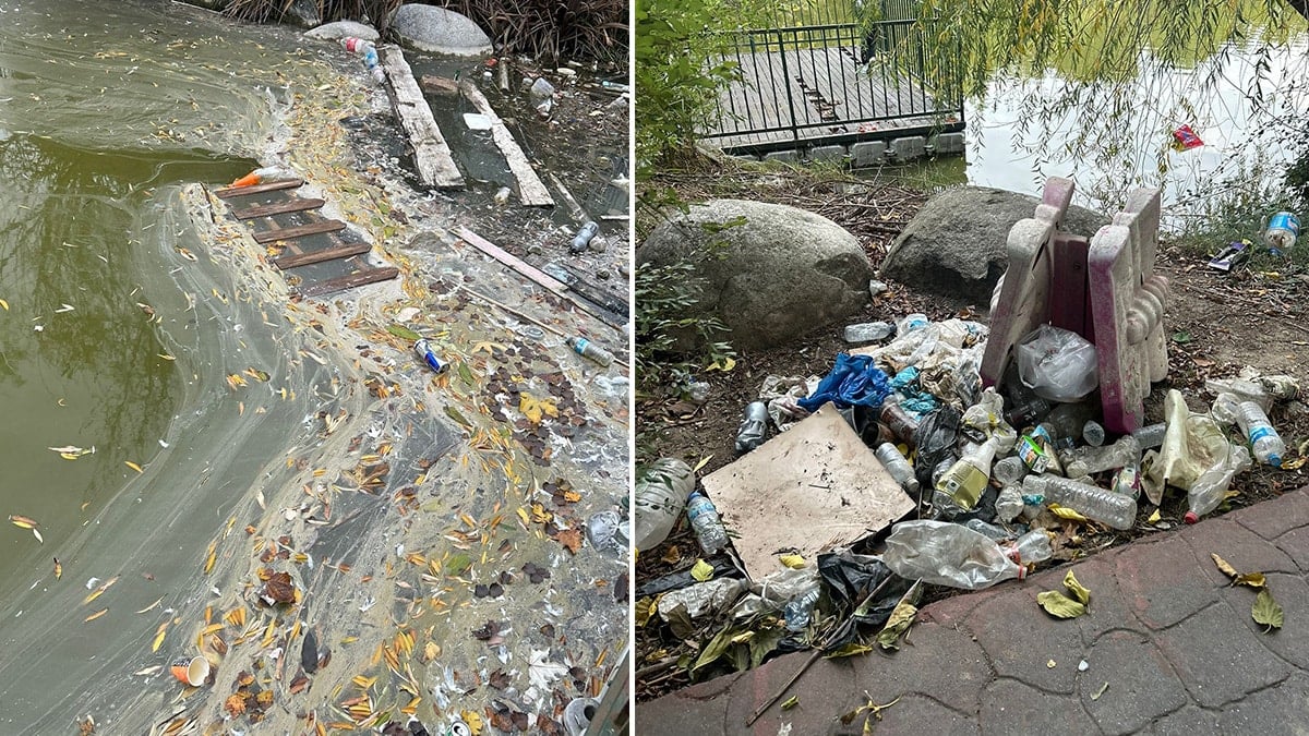 Bakırköy Botanik Parkı’nda endişe yaratan görüntüler