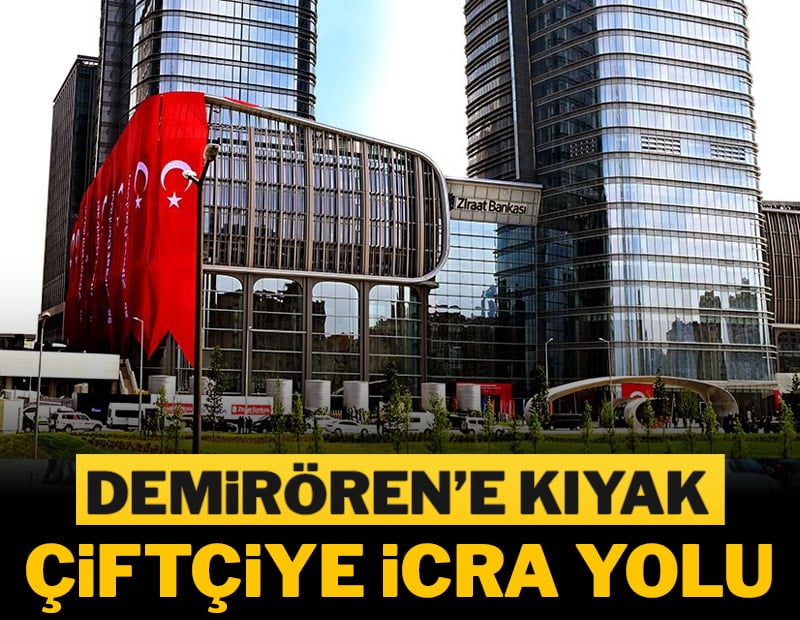 Demirören’e kıyak, çiftçiye icra yolu