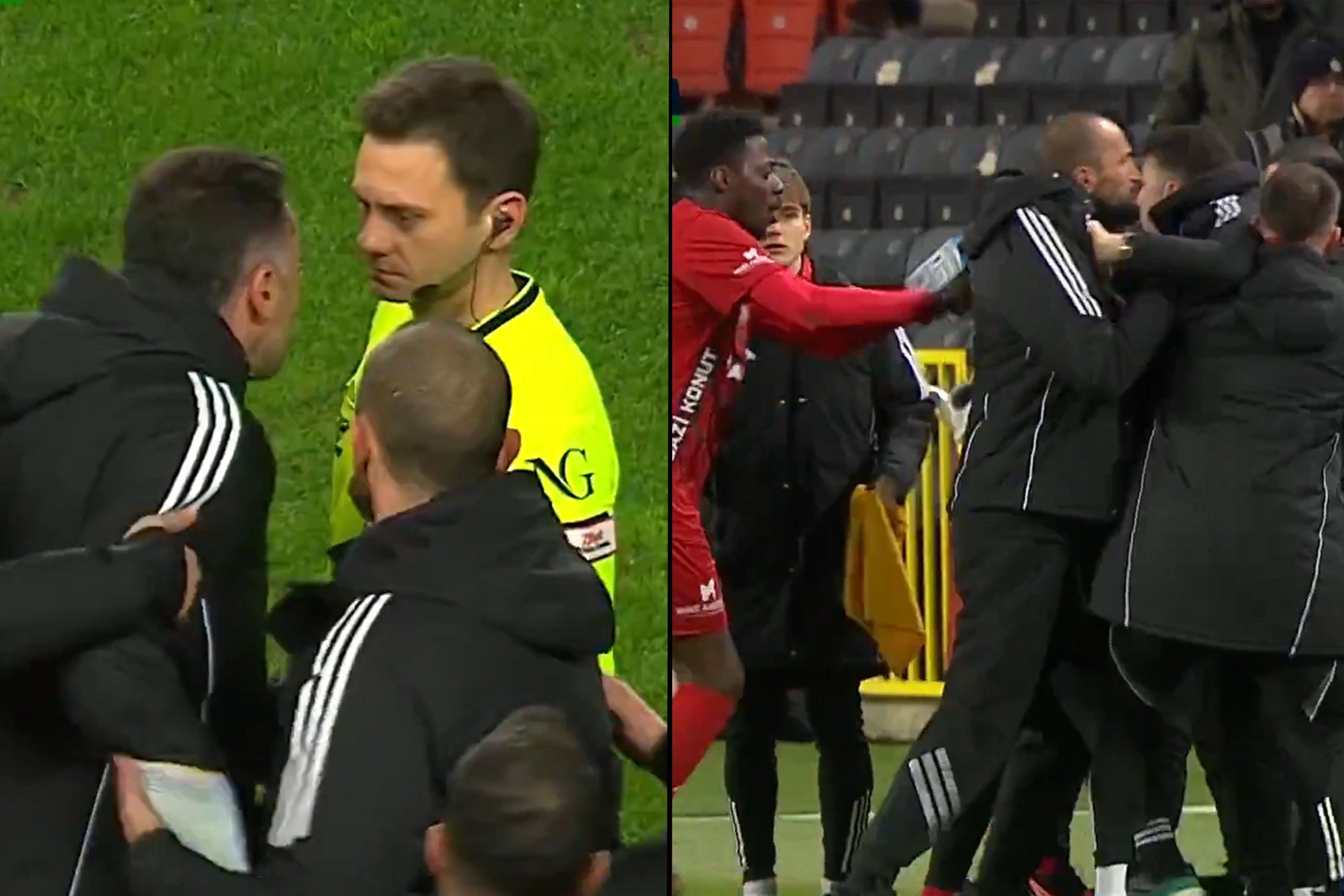 Burak Yılmaz çılgına döndü! Kırmızı kart görünce hakemin üzerine yürüdü