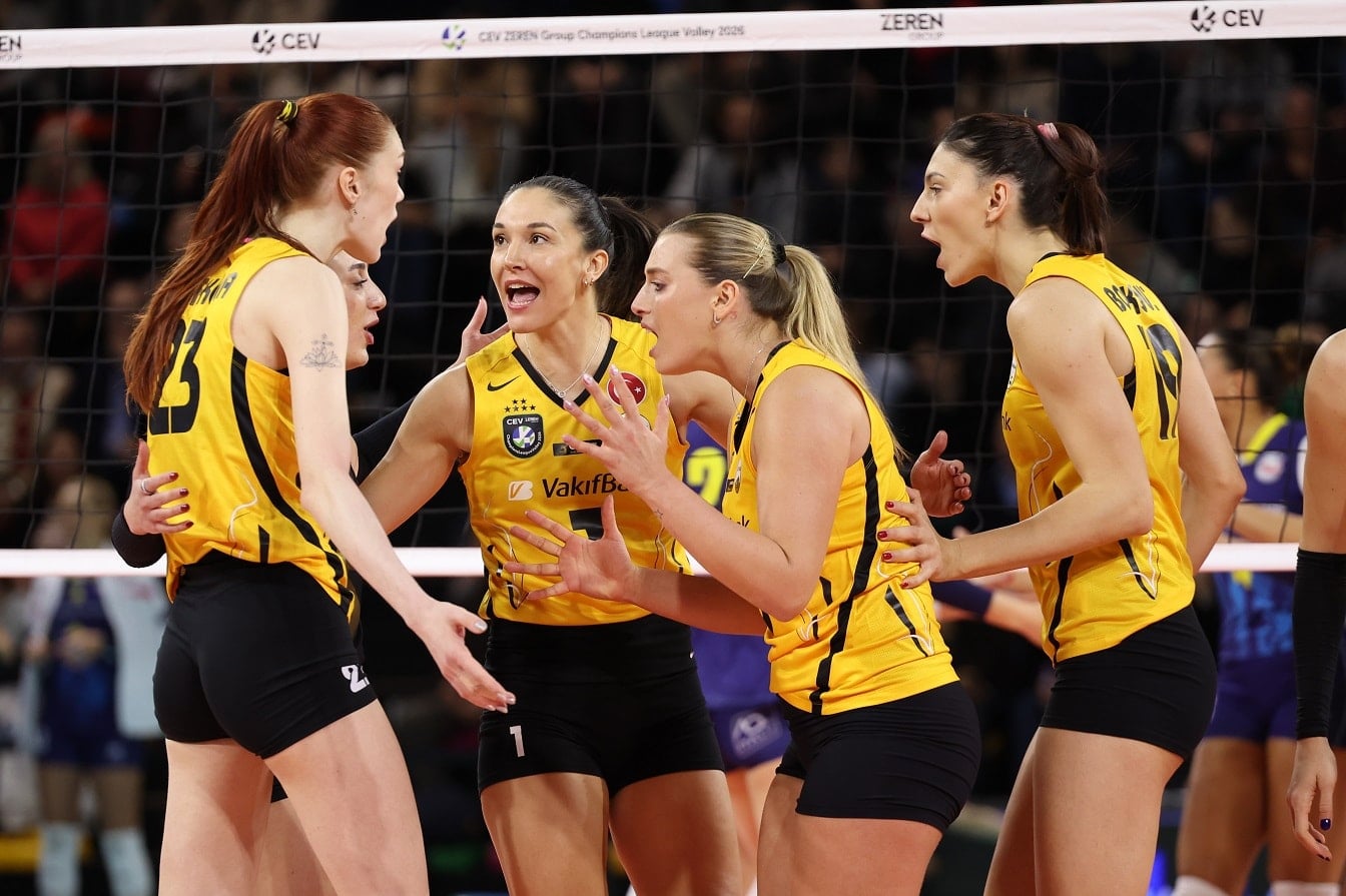 VakıfBank, Şampiyonlar Ligi'nde 5'te 5 yaptı