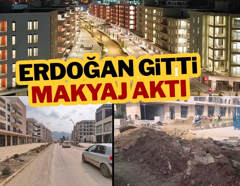 Düğün bitti makyajı çıkardılar