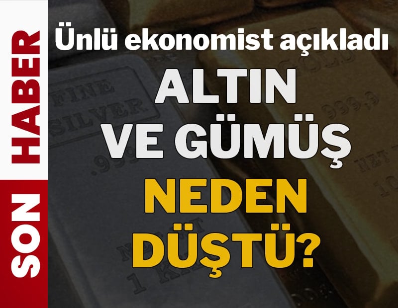 Ünlü ekonomist açıkladı: Altın ve gümüş neden sert düştü?