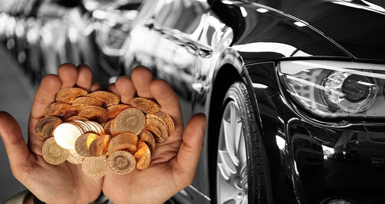 Altın uçtu, otomobil alanlar yasta