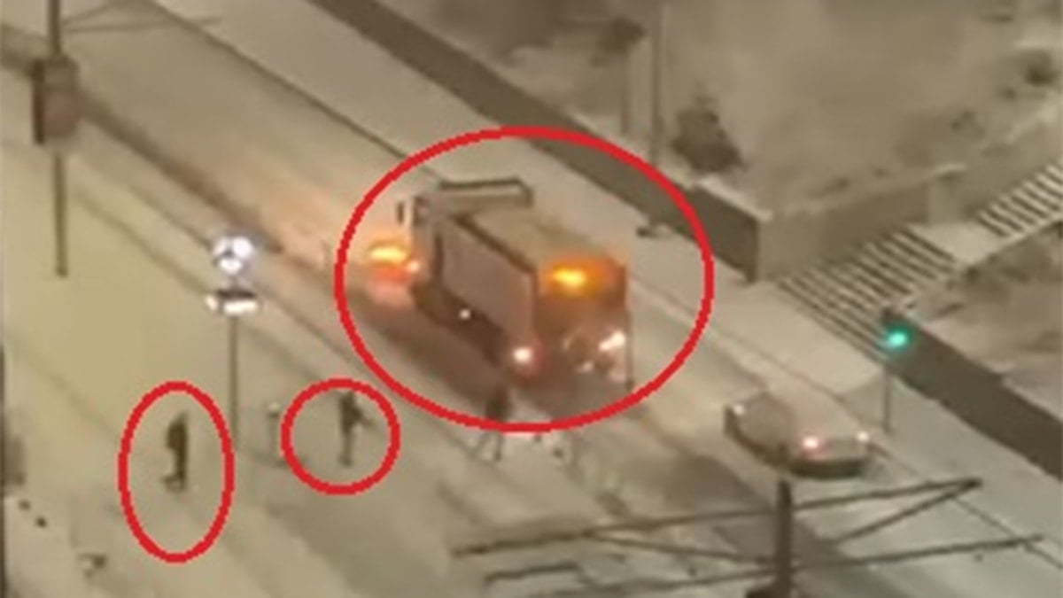 Çocukların attığı kar topu faciaya yol açıyordu