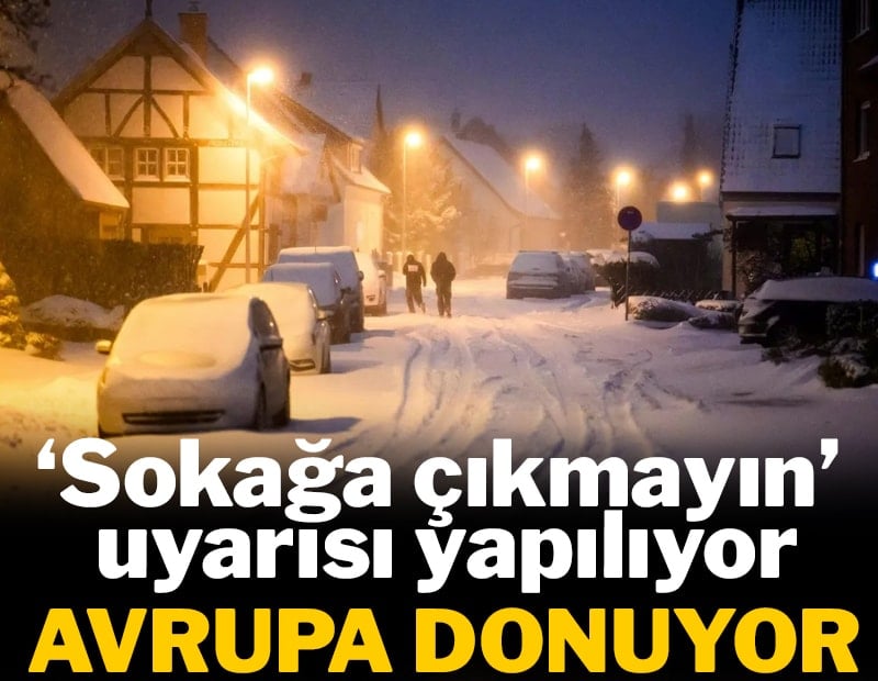 Almanya’yı kutup soğukları vurdu: Sokağa çıkmayın çağrıları yapılıyor