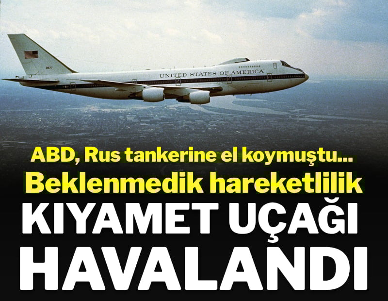 Rusya ve ABD karşı karşıya geldi: Kıyamet uçağı, Washington'a indi