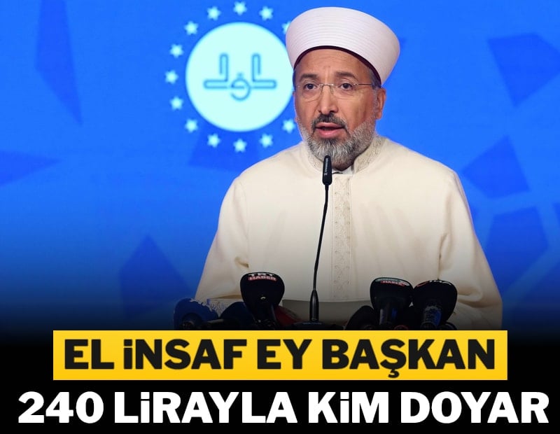 Diyanet vatandaşa açlığı reva gördü