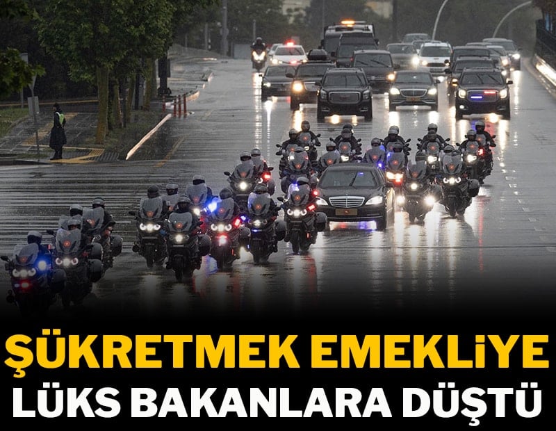 Bakana lüks araç emekliye şükür