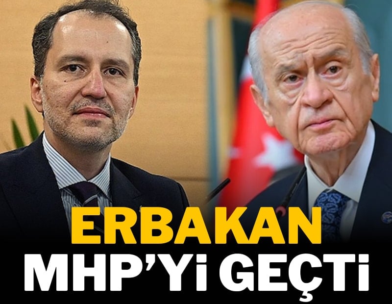 Erbakan MHP’yi geçti