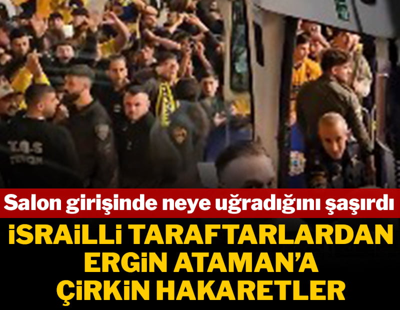 İsrailli taraftarlardan Ergin Ataman’a çirkin hakaretler