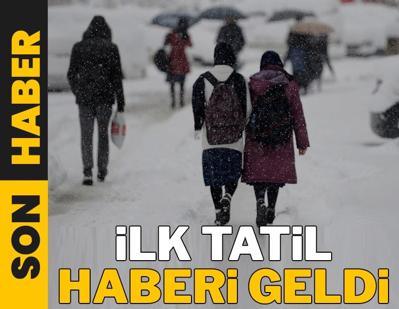 Kar etkisini artırdı, ilk tatil haberi geldi