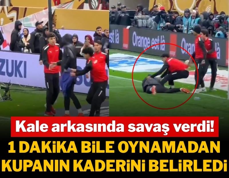 Bir dakika bile süre almayan yedek kaleci kupanın kaderini belirledi
