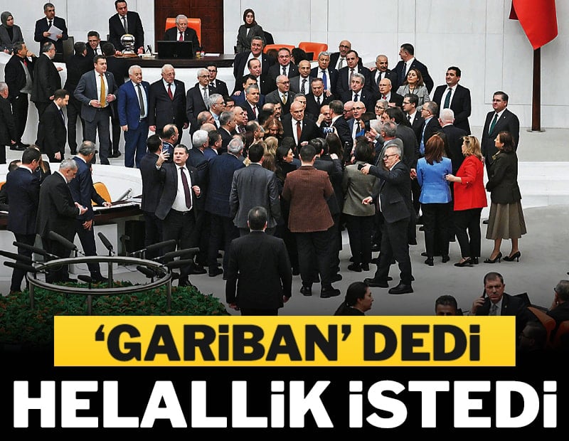 'Gariban’ dedi helallik istedi
