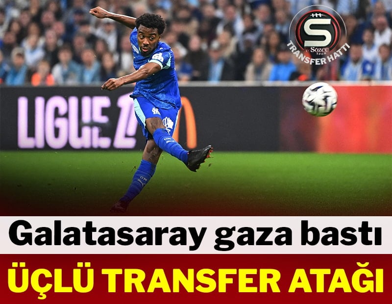 Galatasaray'dan üçlü tranfer atağı