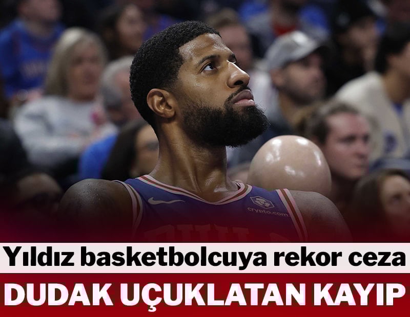 Paul George'a rekor ceza! Dudak uçuklatan kayıp