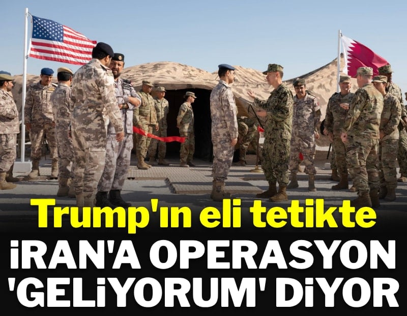 İran'a operasyon 'geliyorum' diyor