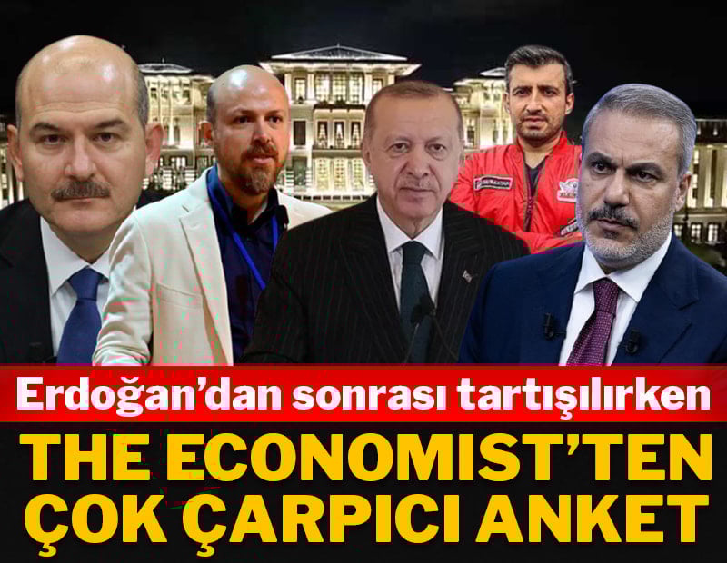 Erdoğan'dan sonrası tartışılırken The Economist'ten çok çarpıcı anket