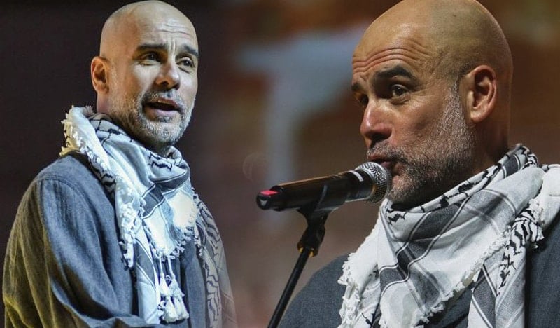 Guardiola'nın Filistin konuşması dünyayı ayağa kaldırdı
