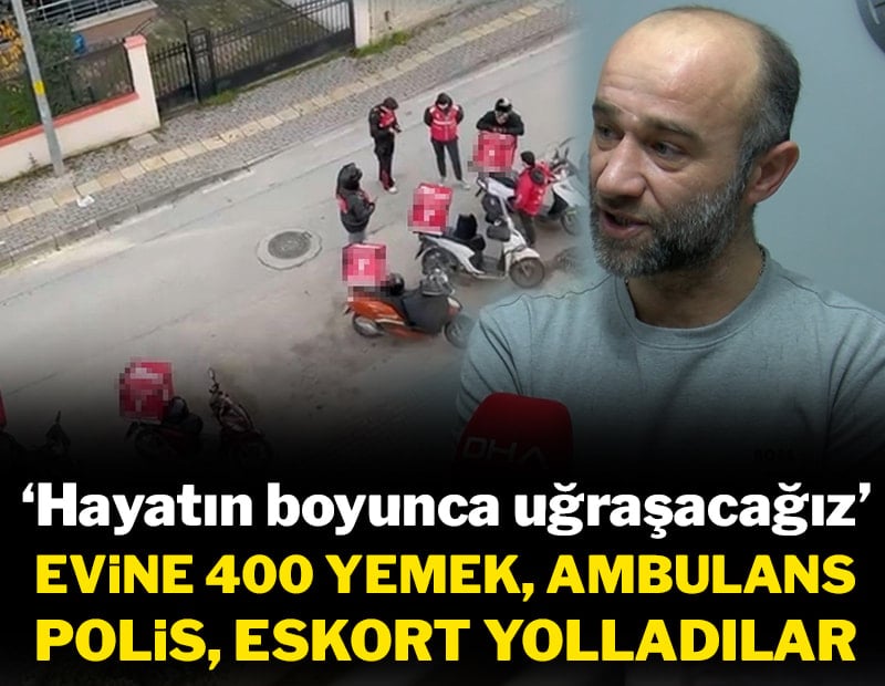Evine 400 yemek siparişi, polis, ambulans, eskort yolladılar: 'Hayatın boyunca seninle uğraşacağız'