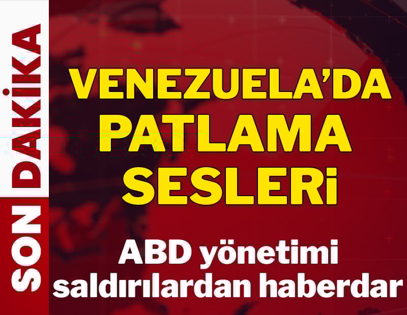 Venezuela'da patlama sesleri: Birçok yerden duman yükseliyor