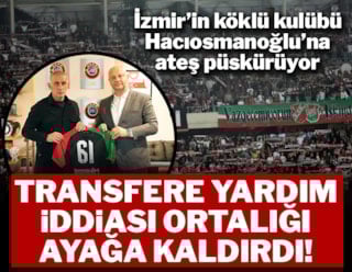 Transfere yardım iddiası ortalığı ayağa kaldırdı