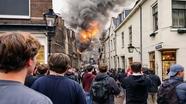 Hollanda'nın Utrecht şehrinde patlama: 4 yaralı