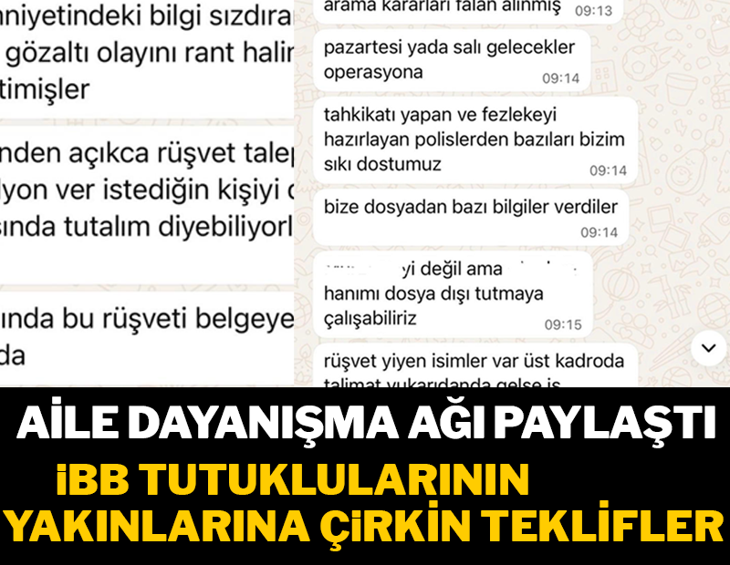 Aile Dayanışma Ağı duyurdu: Emniyet'te İBB borsası mı kuruldu?