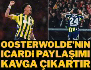 Oosterwolde'nin Icardi paylaşımı kavga çıkartır