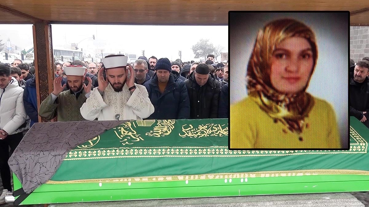 Cam silerken pencereden düşen öğretmen toprağa verildi