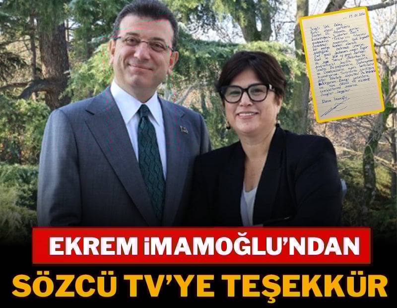İmamoğlu, İpek Özbey’e ‘liderler özel’ için yazdı! SÖZCÜ’ye teşekkür mektubu