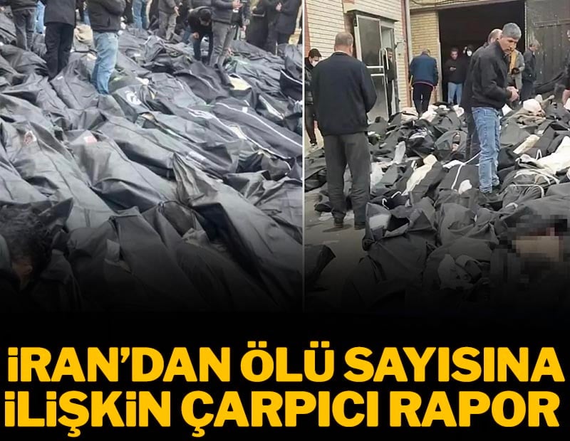 İran'da ölü sayısına dair kan donduran rapor