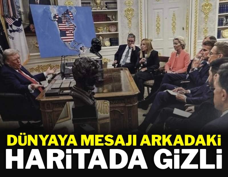 Trump'ın dünyaya mesajı, bu haritada gizli