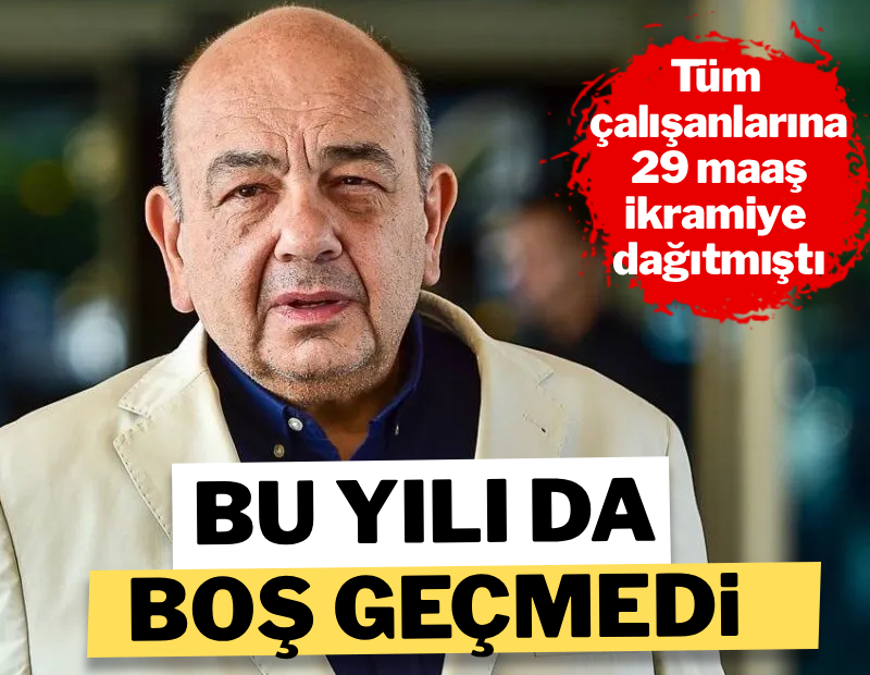 Tüm çalışanlarına 29 maaş ikramiye dağıtmıştı: Bu yılı da boş geçmedi