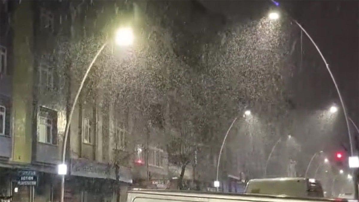 İstanbul'un bu ilçelerinde kar yağışı başladı