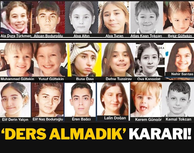 'Ders almadık' kararı
