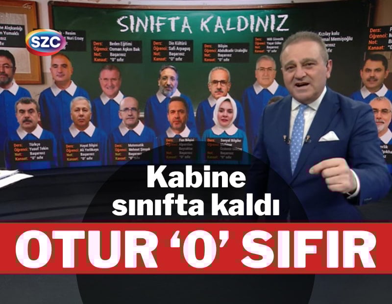 İşte milletin bakanlara karnesi: Tüm derslerden otur '0' sıfır