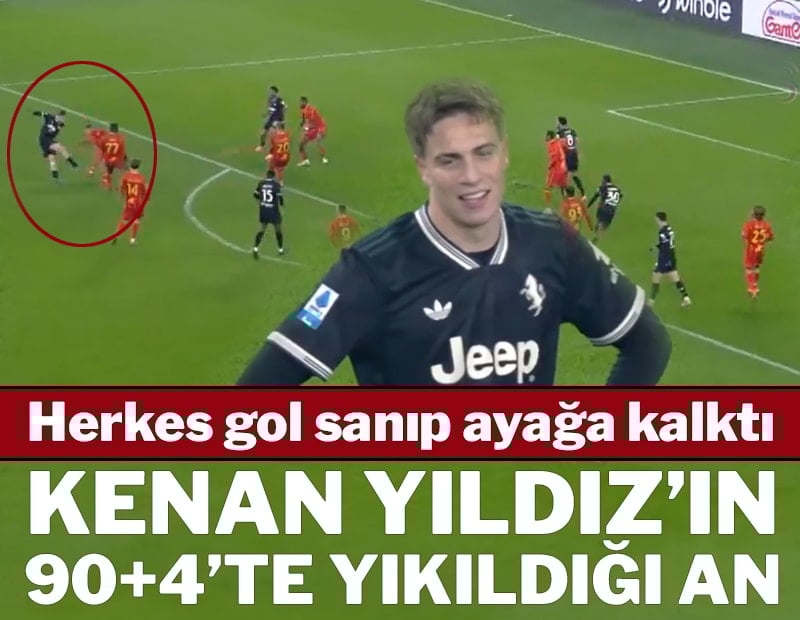 Kenan Yıldız'ın 90+4'te yıkıldığı an!