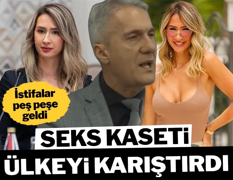 Seks kaseti ülkeyi karıştırdı: İstifalar peş peşe geldi