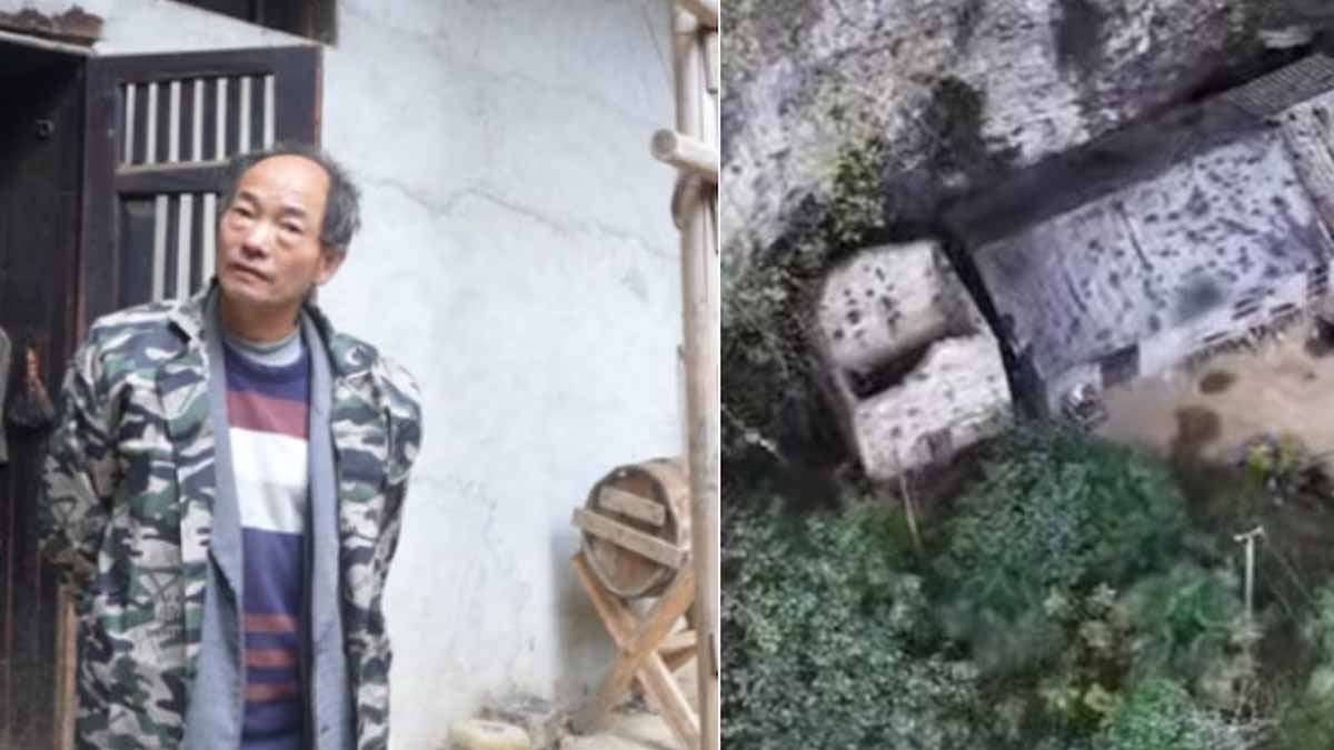 50 yıldır uçurumun kenarındaki 'delikten' çıkmıyor! 