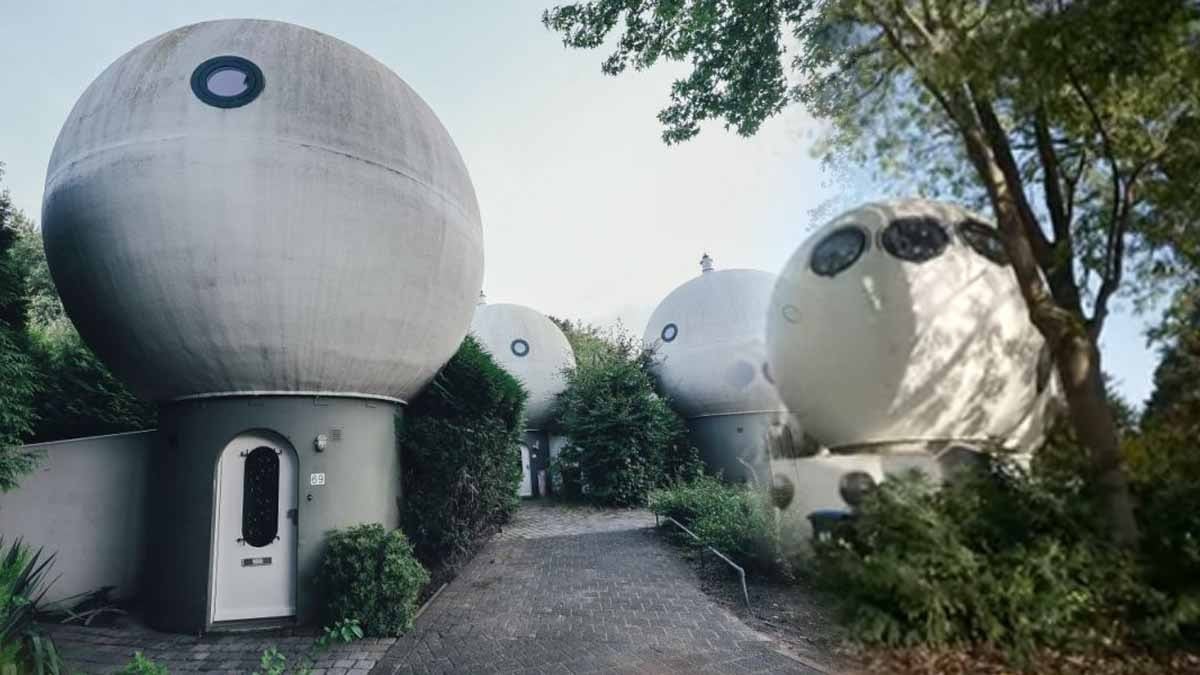 Bu mahalledeki tüm evler yuvarlak: Mimarı sebebini tek bir cümleyle şöyle özetlemiş