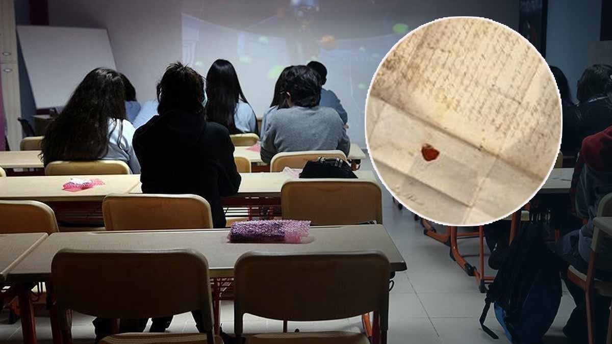 Eski bir mektup, Alman okullarındaki önemli bir sorunu ortaya koydu