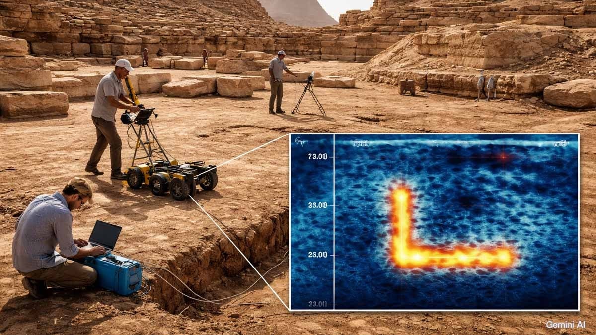 Yüzyıllardır orada duruyormuş: Gözle görülmeyen sırrı radar çözdü!