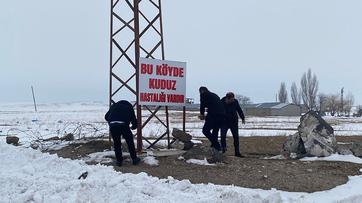 Kuduz vakası sonrası karantina! 8 bölgede alarm verildi