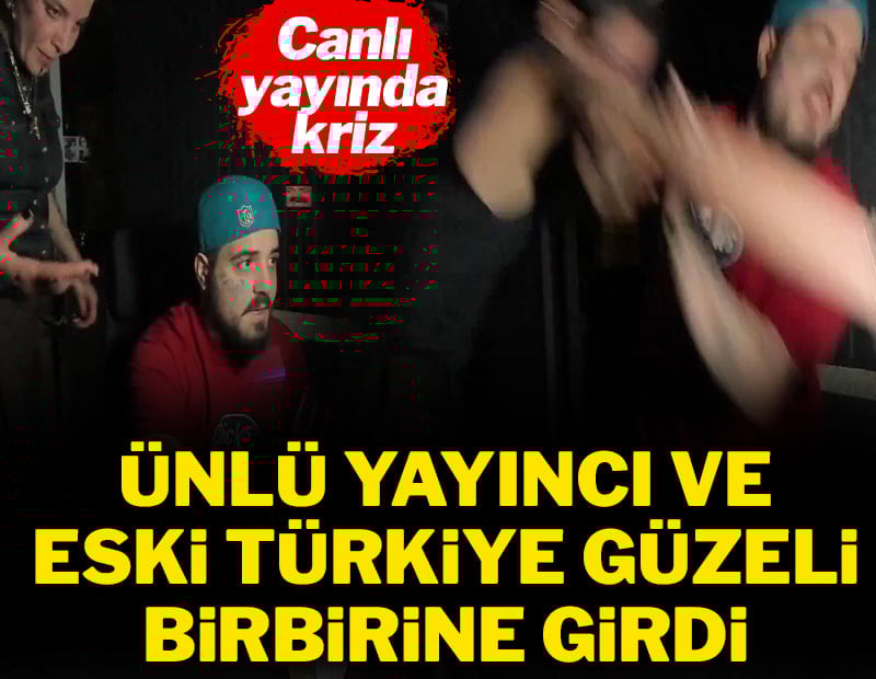 Canlı yayında kriz: Eski Türkiye güzeli ve ünlü yayıncı birbirine girdi